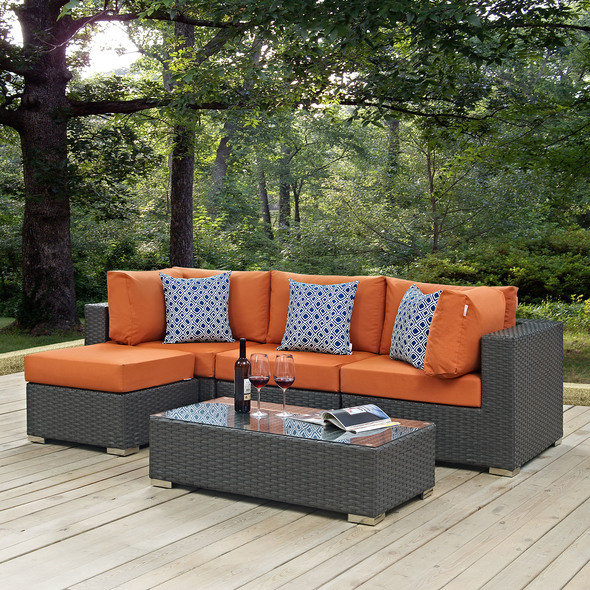 outdoor lounge corner sofa Modway Furniture Sofa Sectionals Canvas Tuscan
