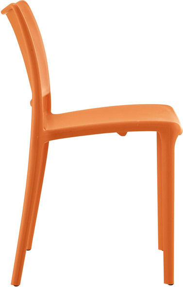 long dining chair covers Modway Furniture Dining Chairs Orange