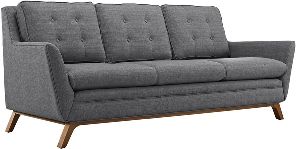 large gray sectional sofa Modway Furniture Sofas and Armchairs Gray