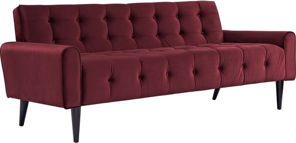 sofa sleeper sectional with chaise Modway Furniture Sofas and Armchairs Maroon
