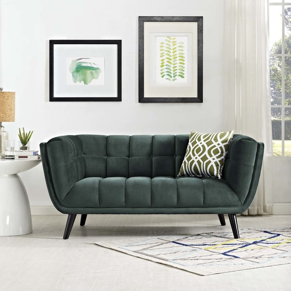 large gray sectional with chaise Modway Furniture Sofas and Armchairs Green