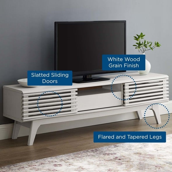 tv stands near me in store Modway Furniture Decor White