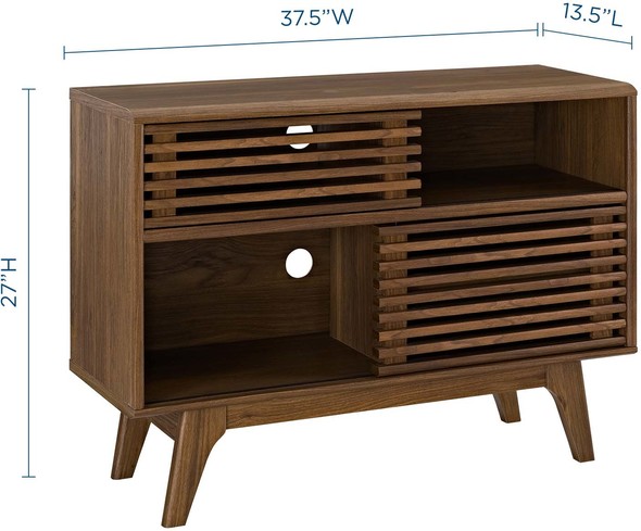 tv stands near me in store Modway Furniture Decor Walnut