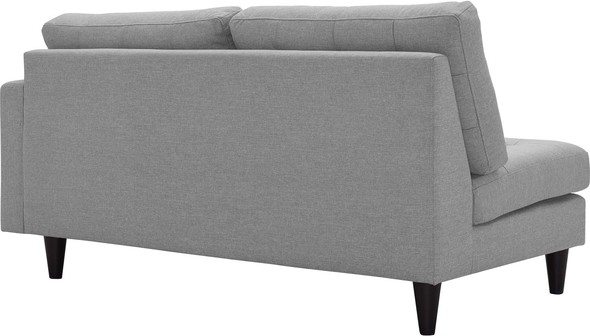 loveseat bed sofa Modway Furniture Sofa Sectionals Light Gray