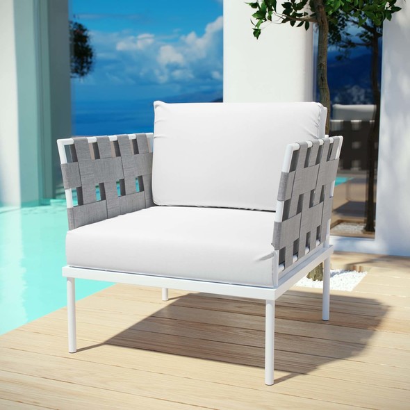 swivel arm chairs living room Modway Furniture Sofa Sectionals Chairs White White