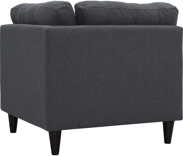 modern gray sofa Modway Furniture Living Room Sets Gray