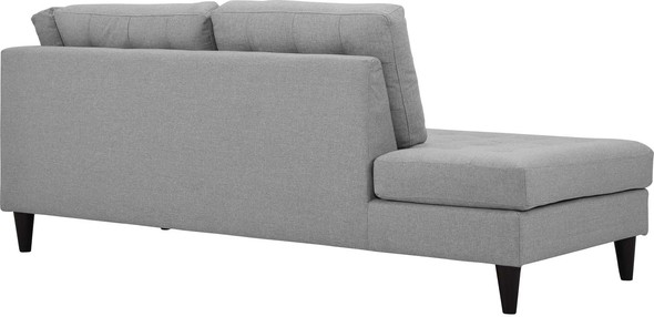 blush pink couch Modway Furniture Sofas and Armchairs Light Gray