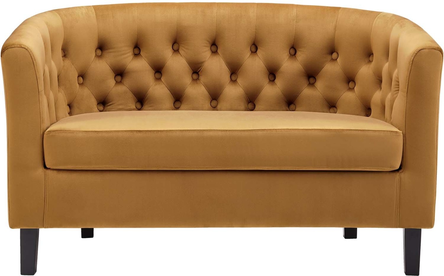 green chaise couch Modway Furniture Sofas and Armchairs Cognac