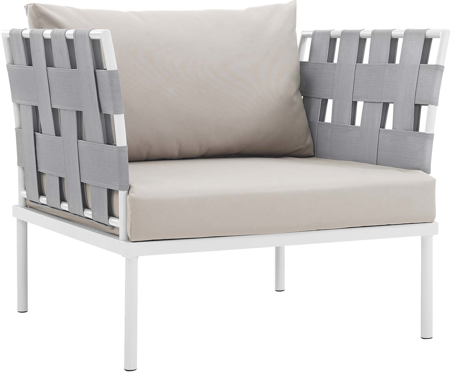 best outdoor sofa Modway Furniture Sofa Sectionals White Beige