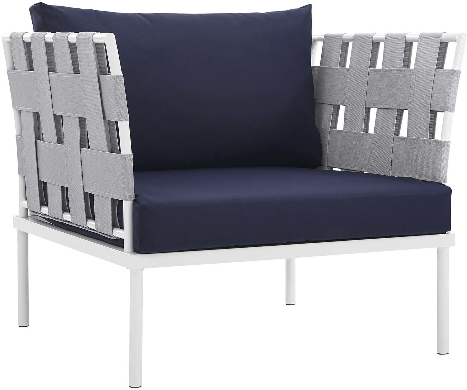 sectional sofa dining set outdoor Modway Furniture Sofa Sectionals White Navy