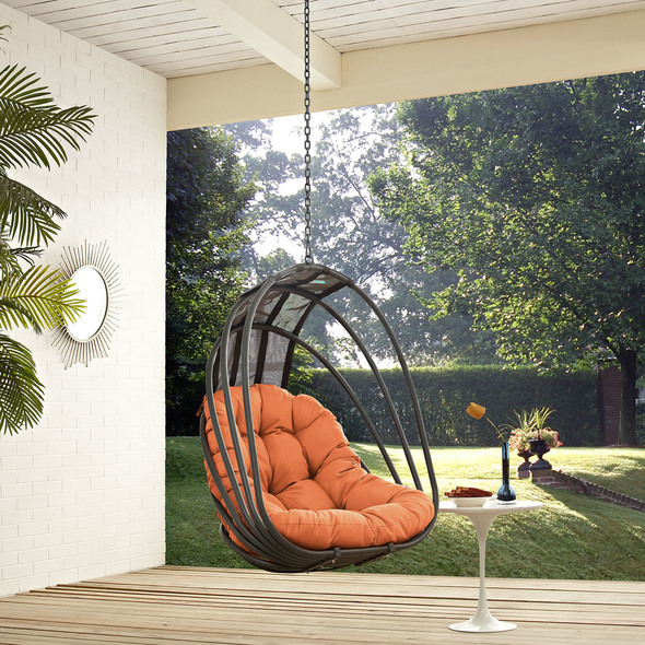 the range swing seat Modway Furniture Daybeds and Lounges Orange