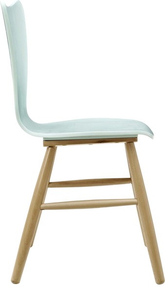 velvet dining chairs set of 2 Modway Furniture Dining Chairs Light Blue