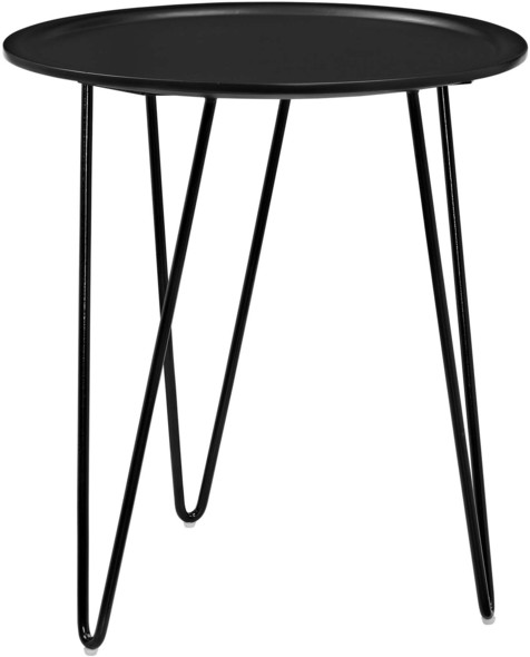 end table with door Modway Furniture Tables Accent Tables Black