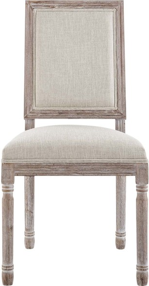 pink dining set Modway Furniture Dining Chairs Beige
