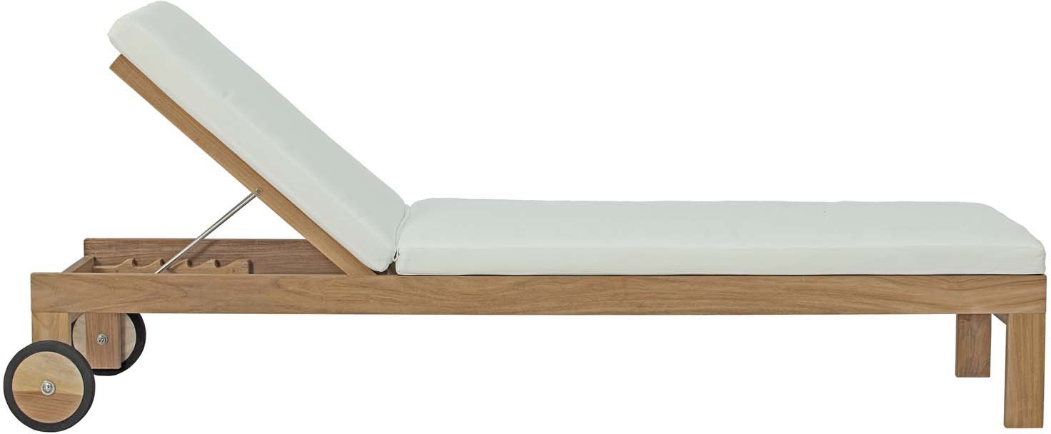 teak outdoor furniture sale Modway Furniture Daybeds and Lounges Natural White