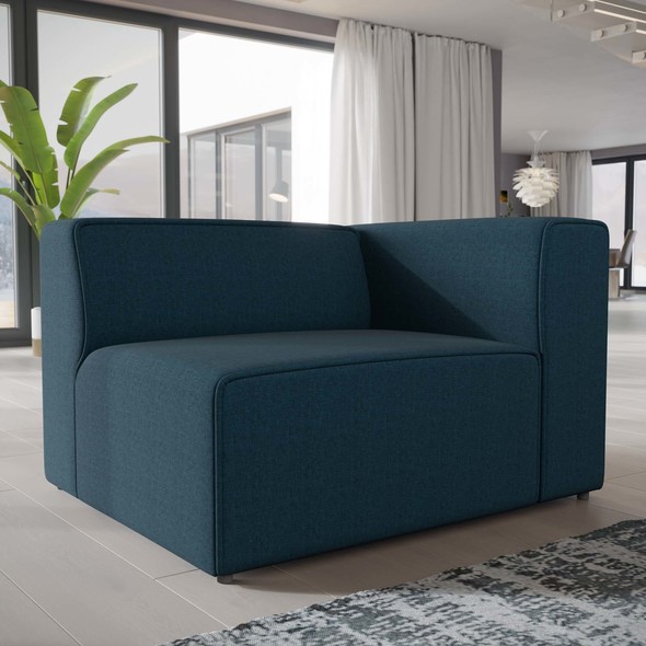 modern grey sectional Modway Furniture Sofas and Armchairs Blue
