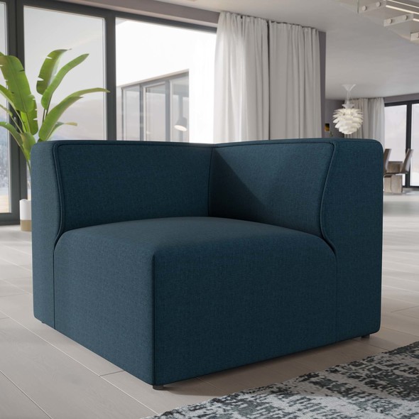 sectional couch right facing Modway Furniture Sofas and Armchairs Blue