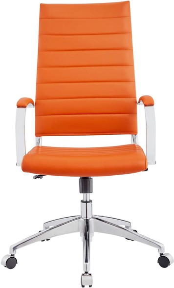 upholstered desk chair Modway Furniture Office Chairs Orange