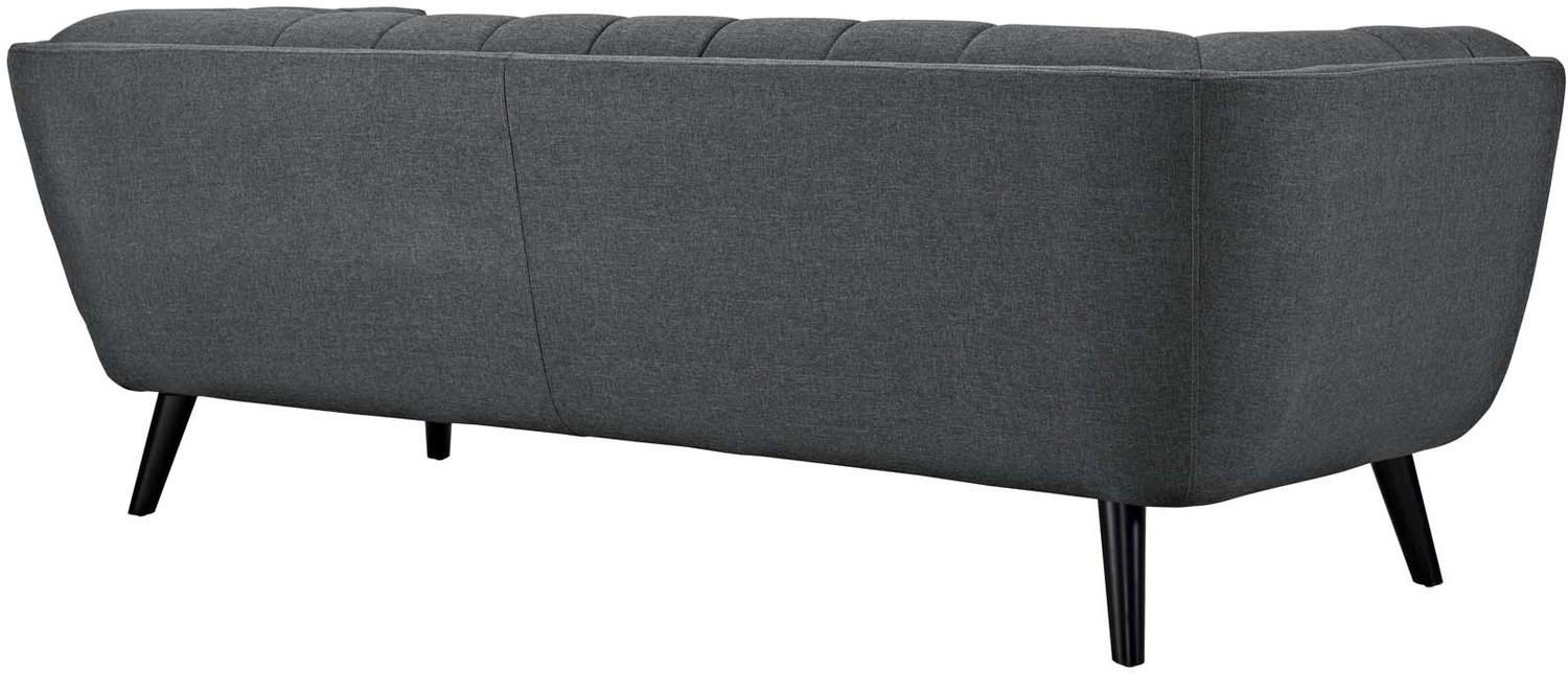 sectional couch turns into bed Modway Furniture Sofas and Armchairs Gray