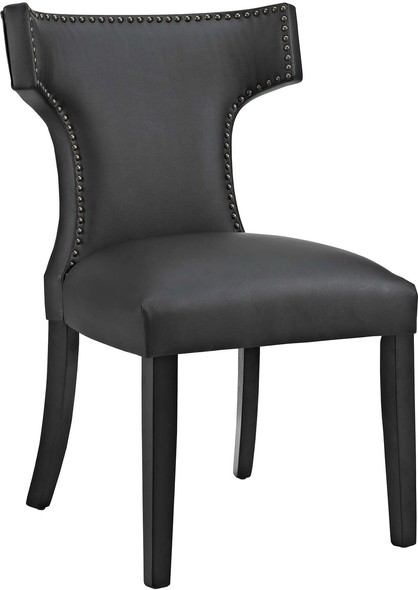 table chairs and bench set Modway Furniture Dining Chairs Black