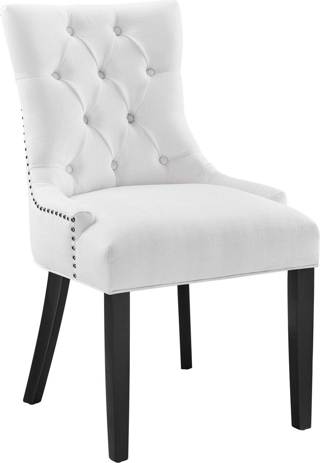 dining chairs grey velvet Modway Furniture Dining Chairs White