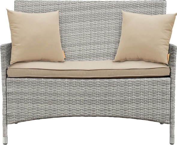 sofa cushions Modway Furniture Sofa Sectionals Light Gray Beige