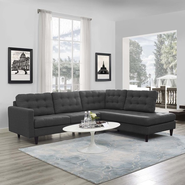 sofas for cheap Modway Furniture Sofa Sectionals Gray