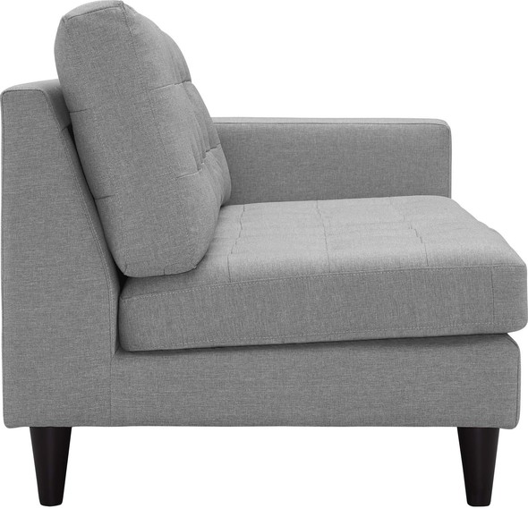 sofas and couches Modway Furniture Sofa Sectionals Light Gray
