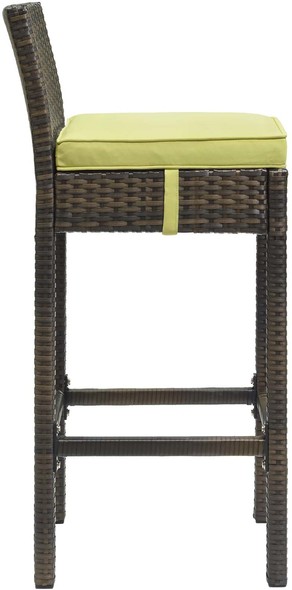 bar style table and stools Modway Furniture Bar and Dining Brown Peridot
