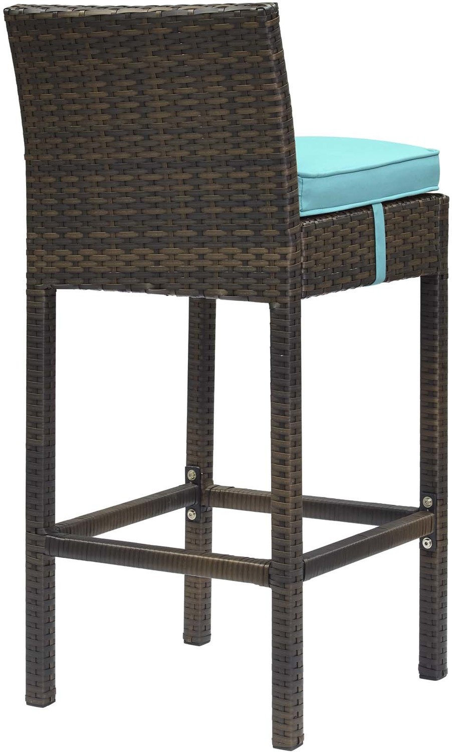 grey and wood bar stools Modway Furniture Bar and Dining Brown Turquoise