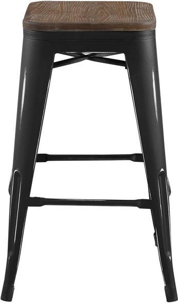 bar stool height outdoor chairs Modway Furniture Bar and Counter Stools Black