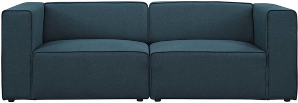 grey couch with chaise lounge Modway Furniture Sofas and Armchairs Blue