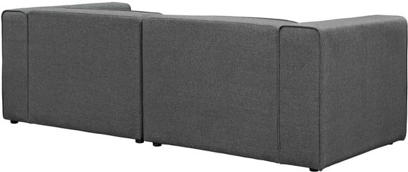 l couch bed Modway Furniture Sofas and Armchairs Gray