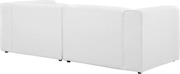 couch circle Modway Furniture Sofas and Armchairs White