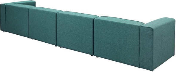 white sofa bed sectional Modway Furniture Sofas and Armchairs Teal