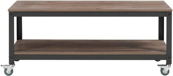 contemporary entertainment unit Modway Furniture Bar and Dining Tables Gray Walnut