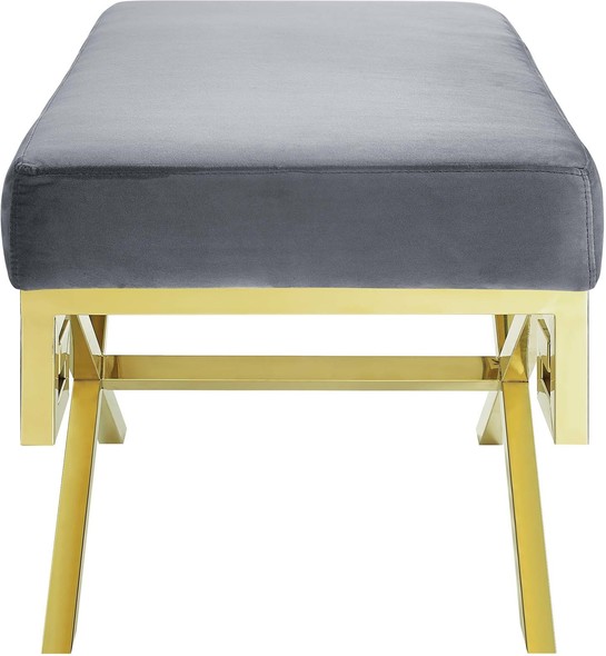 small accent chairs ikea Modway Furniture Benches and Stools Ottomans and Benches Gold Gray