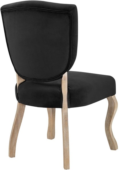 white upholstered dining room chairs Modway Furniture Dining Chairs Black