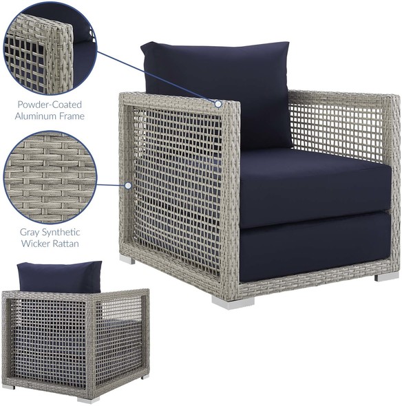quality living room chairs Modway Furniture Bar and Dining Gray Navy