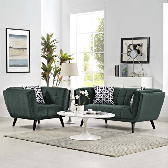 high end chairs for living room Modway Furniture Sofas and Armchairs Green