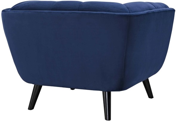 designer chairs for living room Modway Furniture Sofas and Armchairs Navy
