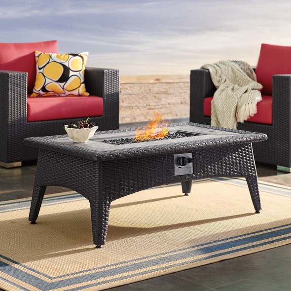 outdoor furniture table Modway Furniture Bar and Dining Espresso