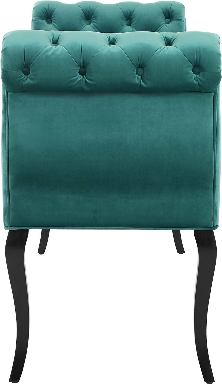 leather storage bench black Modway Furniture Benches and Stools Ottomans and Benches Teal