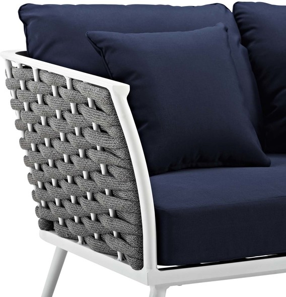 piece by piece sectional couch Modway Furniture Sofa Sectionals White navy