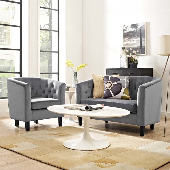 chaise chair Modway Furniture Sofas and Armchairs Gray