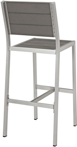 kitchen stools on sale Modway Furniture Bar and Dining Silver Gray