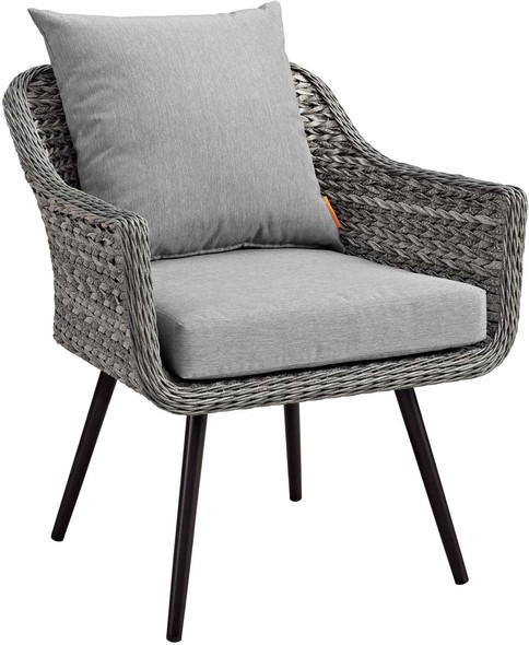 sofa accent chair Modway Furniture Sofa Sectionals Chairs Gray Gray