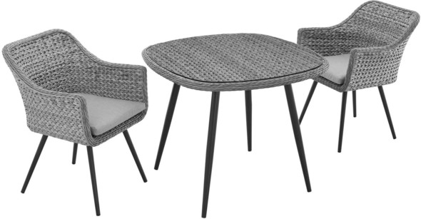 dining chairs for sale set of 4 Modway Furniture Bar and Dining Gray Gray