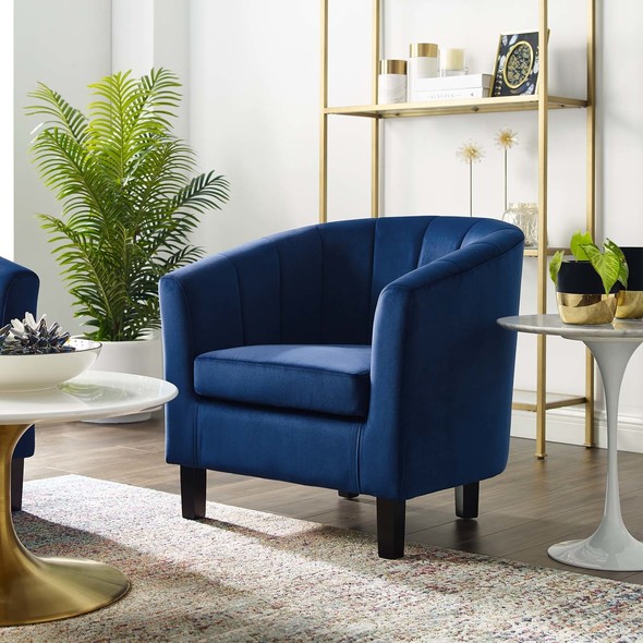 grey pattern accent chair Modway Furniture Sofas and Armchairs Navy