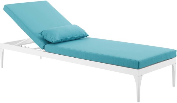 cream chair Modway Furniture Daybeds and Lounges White Turquoise